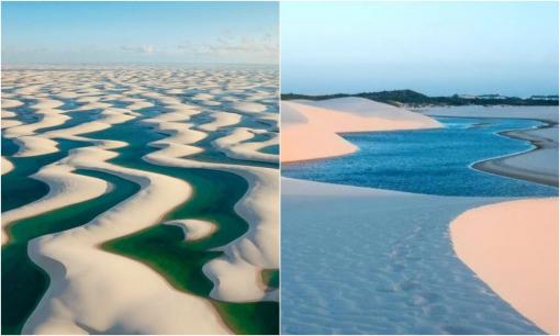 Sa mạc 'kì lạ' nhất trên trái đất: Nước nhiều hơn cát, không có cỏ mọc nhưng lại có những ao đầy cá và tôm
