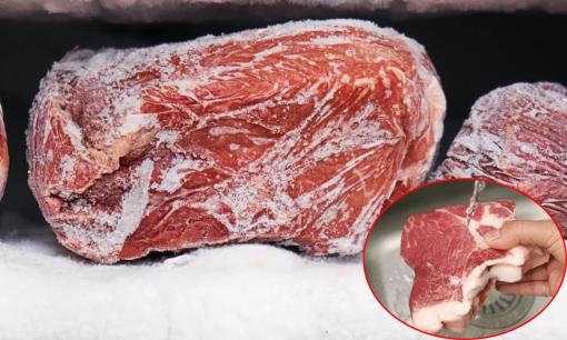 Còn thịt lợn sau Tết trong tủ đá đông cứng như gạch, làm mẹo này là mềm tươi như mới