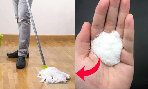 Sàn nhà sạch lâu mà không cần lau nhiều! Chỉ với mẹo nhỏ này giúp sàn luôn sáng bóng và không bám bụi
