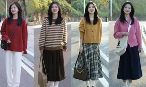 Một kiểu trang phục dành cho cô gái nhỏ đang phổ biến vào đầu mùa xuân, được gọi là 'áo + váy', rất thời trang và nhẹ nhàng!