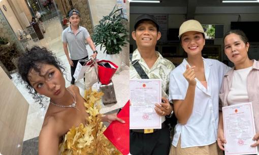 Ông xã H'Hen Niê gây sốt với hành động ngọt ngào dành cho vợ khi đi làm về