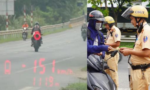 Xe máy chạy quá tốc độ dưới 10 km/h có bị phạt không? 