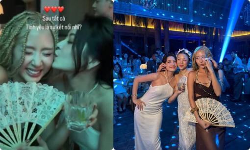 Chi Pu và Quỳnh Anh Shyn 'làm lành' trong đám cưới Salim?