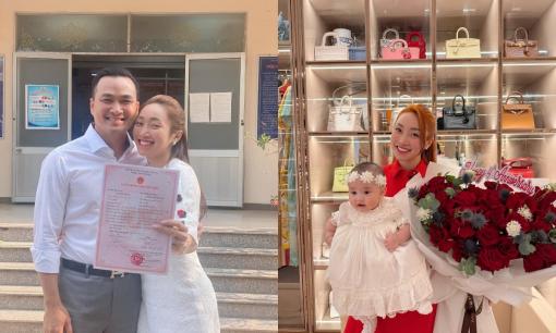 Chi Bảo kỷ niệm 4 năm ngày lên phường đăng kí kết hôn với bà xã, ái nữ càng lớn càng xinh