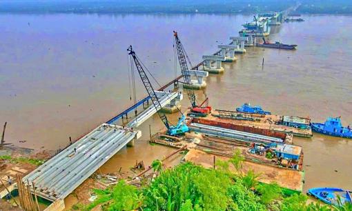 Chỉ hơn 1 tháng nữa, sẽ thông xe cây cầu thuộc dự án 8.000 tỷ rút ngắn khoảng 80km từ miền Tây đến TP. HCM