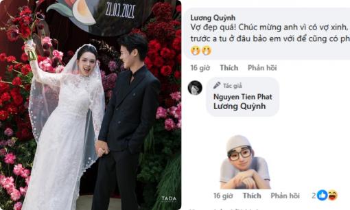 Tiến Phát 'xả kho' những bức hình nét căng trong đám hỏi, Quỳnh Lương nói một câu gây chú ý