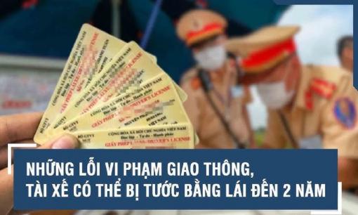 Theo Nghị định 168, lỗi vi phạm này khiến tài xế ô tô bị phạt nặng, tước giấy phép lái xe đến 2 năm