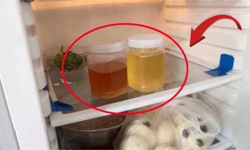 Đừng lo bị mua phải mật ong giả, chỉ cần vài phút đặt trong tủ lạnh, thật giả sẽ tự động lộ diện ngay