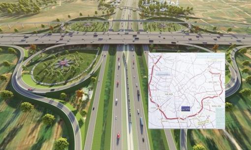 Hà Nội chuẩn bị khởi công gần 60km đường nằm trên tuyến vành đai gần 86.000 tỷ vào tháng 5/2025