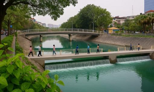 Sông Tô Lịch khi xây xong 3 đập dâng nước: Mở ra viễn cảnh không ngờ