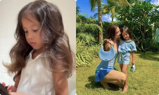 Chỉ một khoảnh khắc, con gái Hà Hồ được khen chuẩn Hoa hậu tương lai