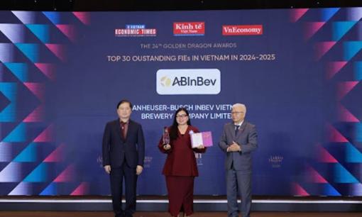   AB INBEV LIÊN TIẾP 4 NĂM ĐƯỢC VINH DANH TẠI GIẢI THƯỞNG RỒNG VÀNG