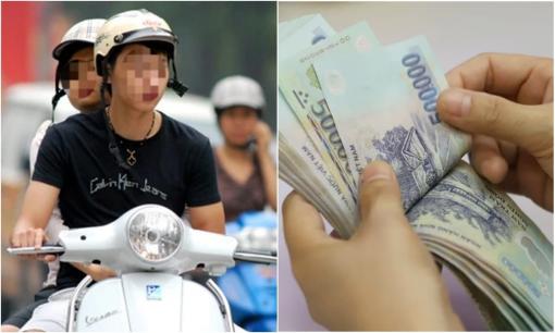 Theo quy định mới, xe gắn máy chở người ngồi trên xe đội mũ bảo hiểm không cài quai đúng cách bị phạt bao nhiêu tiền?