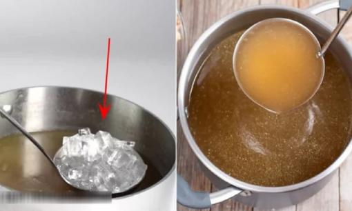 Bỏ 1 viên đá lạnh vào nước hầm xương, bạn sẽ nhận được 4 công dụng tuyệt vời này