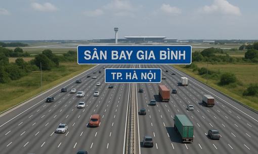 Đề xuất đầu tư 71.150 tỷ đồng xây đường kết nối Sân bay Gia Bình với Thủ đô Hà Nội