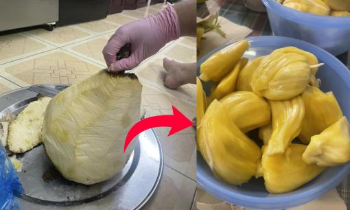 Cách bổ mít tưởng chừng lạ nhưng lại hiệu quả bất ngờ, giúp bạn không còn lo dính nhựa khi bóc