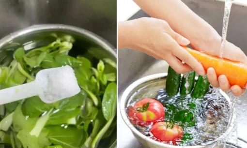 Ngâm rau quả trong nước muối có phải là cách hiệu quả để loại bỏ thuốc trừ sâu?