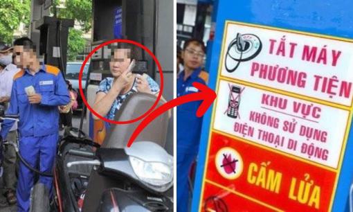 Từ 1/7/2025: Dùng điện thoại tại cây xăng có thể bị phạt đến 7 triệu đồng, đúng không?