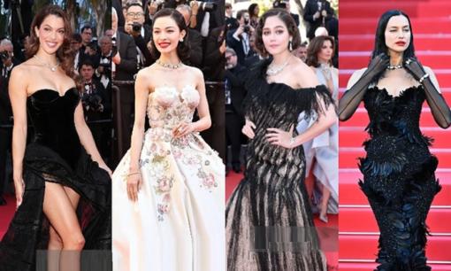 Thảm đỏ Cannes 2025 ngày 3: Chung Sở Hi đẹp tựa nữ thần, mỹ nhân Thái Chompoo Araya bị chê 'già chát'
