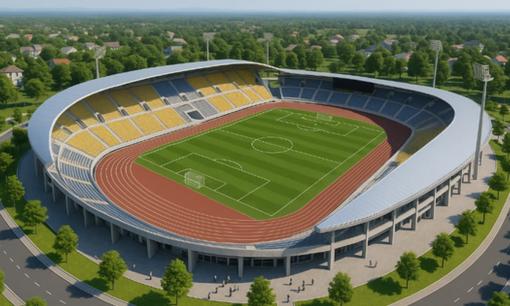 Sân vận động quy mô 22.000 chỗ ngồi đạt chuẩn quốc tế của Việt Nam sắp đi vào hoạt động