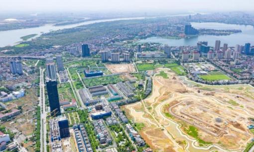 Tiến độ công viên có diện tích lớn nhất Hà Nội, tọa lạc tại khu đô thị dành cho giới siêu giàu