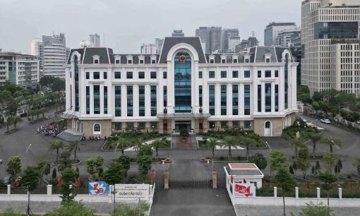 Trụ sở hoành tráng hơn 400 tỷ đồng quận Cầu Giấy sắp thành trụ sở phường sau sắp xếp bộ máy