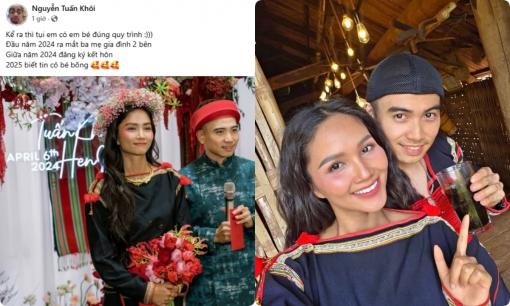 Bị nói cưới gấp để 'chạy' bầu, chồng H'Hen Niê lên tiếng