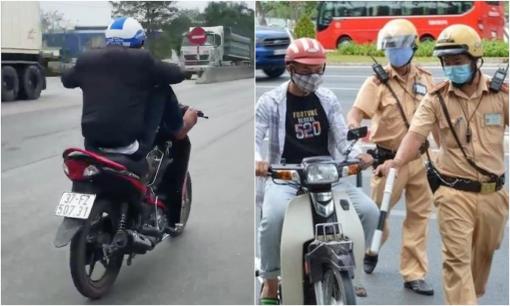 Người dùng chân điều khiển xe máy bị tước quyền sử dụng giấy phép lái xe 24 tháng, có đúng không?