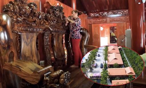 Siêu biệt thự toàn gỗ quý của đại gia Bình Dương, mỗi tháng chi 2 tỷ vệ sinh bộ sưu tập gỗ 'khủng' nhất Việt Nam