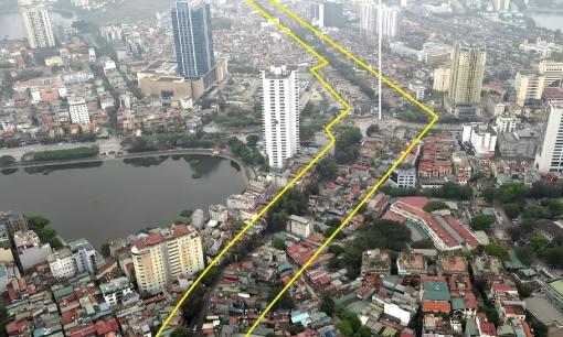 Tình hình hiện tại của con đường 'đắt nhất hành tinh' ở Hà Nội sau 8 năm được phê duyệt