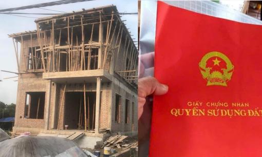 Cố tình xây nhà quá diện tích đất ở có được chuyển đổi để cấp sổ đỏ hay không?
