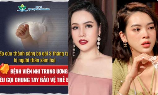 Dàn sao Việt phẫn nộ trước vụ bé gái 3 tháng tuổi bị xâm hại