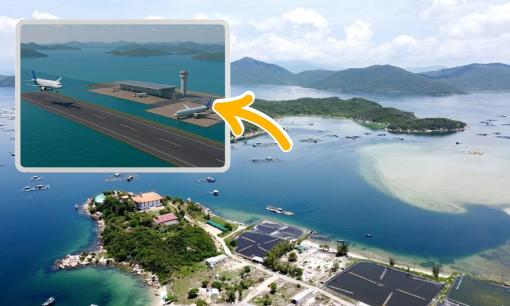 Lần đầu tiên Việt Nam có sân bay nằm hoàn toàn trên mặt nước với tổng đầu tư dự kiến hơn 9.200 tỷ 