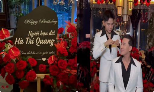 Hà Trí Quang được tặng vòng kim cương 'sáng chói mắt' trong ngày sinh nhật