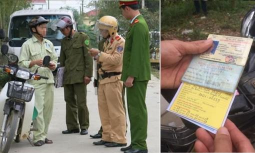 Theo quy định, công an xã sẽ tạm giữ giấy phép lái xe bản giấy của người dân trong trường hợp nào? 