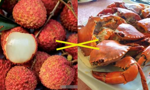 Vải thiều tuy ngọt và ngon, nhưng nó cũng có một 'kẻ thù truyền kiếp'. Nhắc nhở: tuyệt đối không được ăn hai thứ cùng lúc kẻo rước hoạ