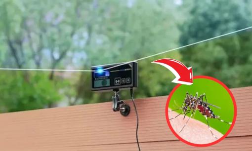 Bất ngờ với loại súng diệt muỗi tự động 'hạ gục' được 30 con mỗi giây