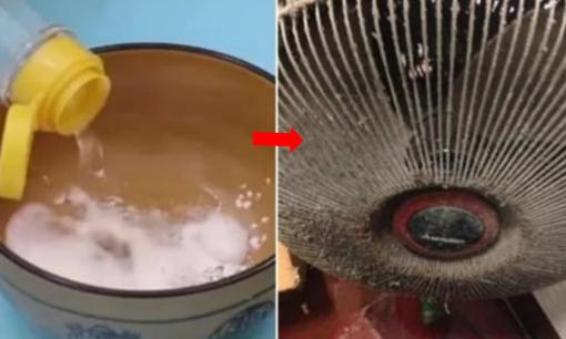 Cách vệ sinh quạt sạch bong trong 1 phút mà không cần tháo rời nhờ mẹo này