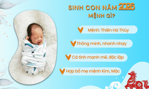 Sinh con năm 2026 tháng nào tốt? Top 5 tháng đẹp sinh con thông minh, tài lộc vượng