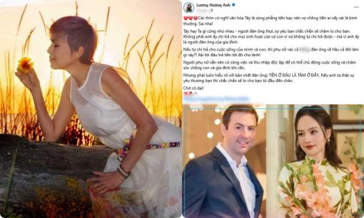 Vợ cũ Huy Khánh nói một câu về đàn ông từ chuyện chồng Tây của Lan Phương khiến cõi mạng đồng tình