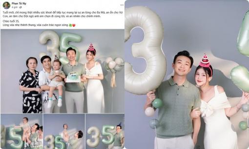 Hoa hậu Lê Âu Ngân Anh lộ rõ quan hệ với bố mẹ chồng qua một chi tiết