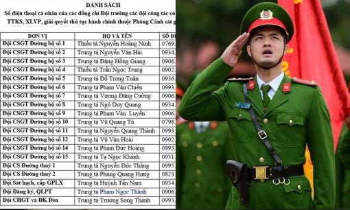 Công an Hà Nội công bố 20 số điện thoại mới mà người dân cần đặc biệt chú ý, phòng khi cần đến