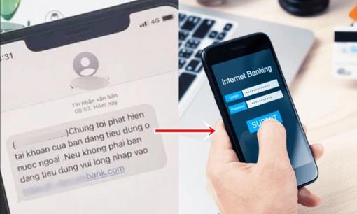 Điện thoại nhận được tin nhắn này, tài khoản của bạn có thể mất tiền nếu không để ý