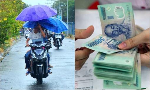 Theo Quy định mới nhất, vừa đi xe vừa cầm ô bị phạt bao nhiêu tiền?