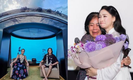Sao Việt 23/8: Việt Hương và chồng chi 400 triệu chỉ để 'ngủ dưới lòng biển' 1 đêm; Hòa Minzy bật khóc ở họp báo