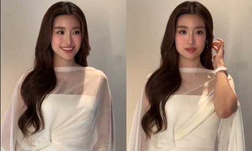 Hoa Hậu Đỗ Mỹ Linh khoe nhan sắc rạng rỡ toát lên thần thái chuẩn 'dâu hào môn'