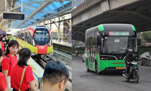 Hà Nội miễn phí vé tàu điện, xe buýt trong 4 ngày dịp kỷ niệm 80 năm Quốc khánh