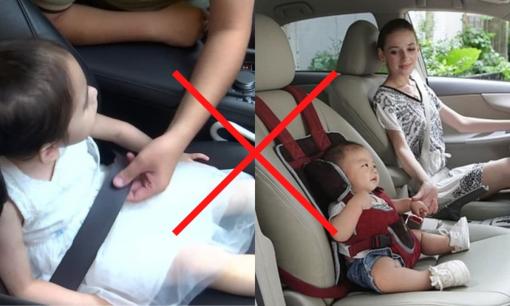 Trẻ em dưới 10 tuổi, cao dưới 1,35 mét không được ngồi ghế hàng trước ô tô, nếu vi phạm sẽ bị phạt nặng lên đến 1 triệu đồng theo quy định mới 