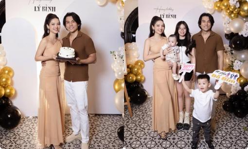 Con riêng Phương Trinh Jolie lộ rõ mối quan hệ với Lý Bình trong tiệc sinh nhật của nam diễn viên