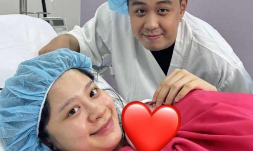 Hàn Hằng và Huyme đón con đầu lòng